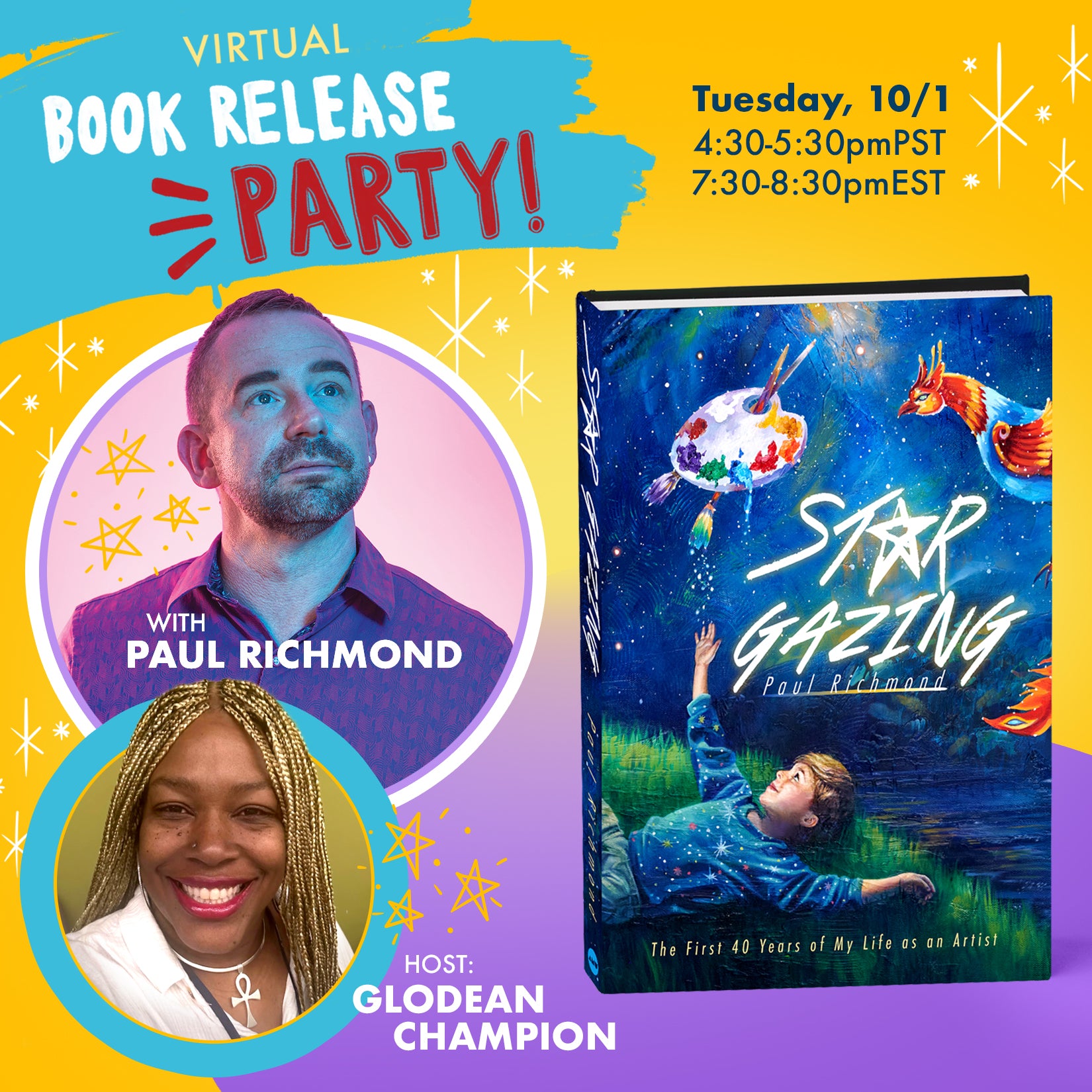 Virtual Book Release Party for "Star Gazing" by Paul Richmond