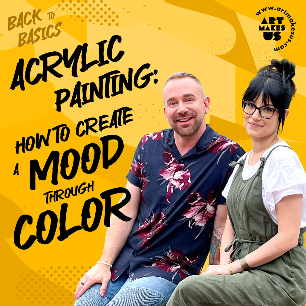 Back to Basics: Acrylic Painting - How To Create A Mood Through Color | Instant Access!