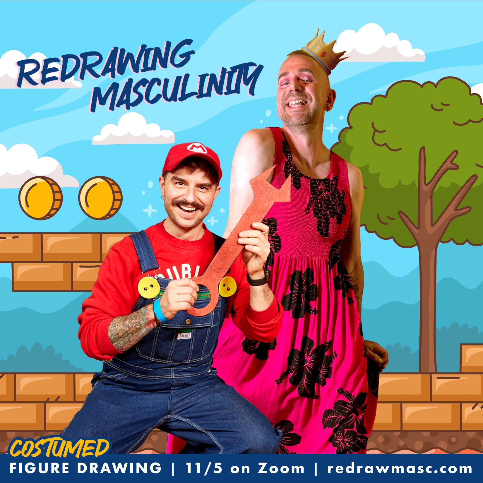 Redrawing Masculinity Figure Drawing Workshop